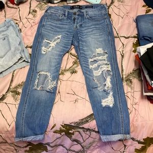 boyfriend jeans with rips